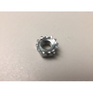 PART, NUT KEPS EXT LK WASH M6-1.0 MM STL (PER DWG M1156487), Machined PART, NUT KEPS EXT LK WASH M6-1.0 MM STL (PER DWG M1156487), Machined