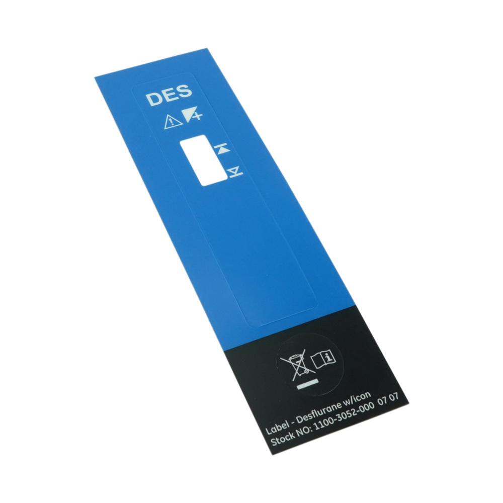 STICKER, LBL DESFLURANE W/ICON STICKER, LBL DESFLURANE W/ICON