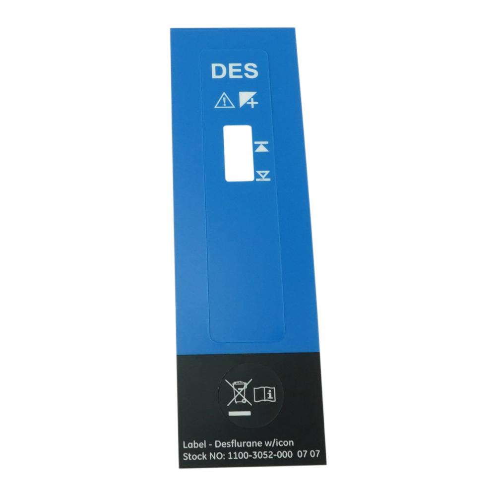 STICKER, LBL DESFLURANE W/ICON STICKER, LBL DESFLURANE W/ICON
