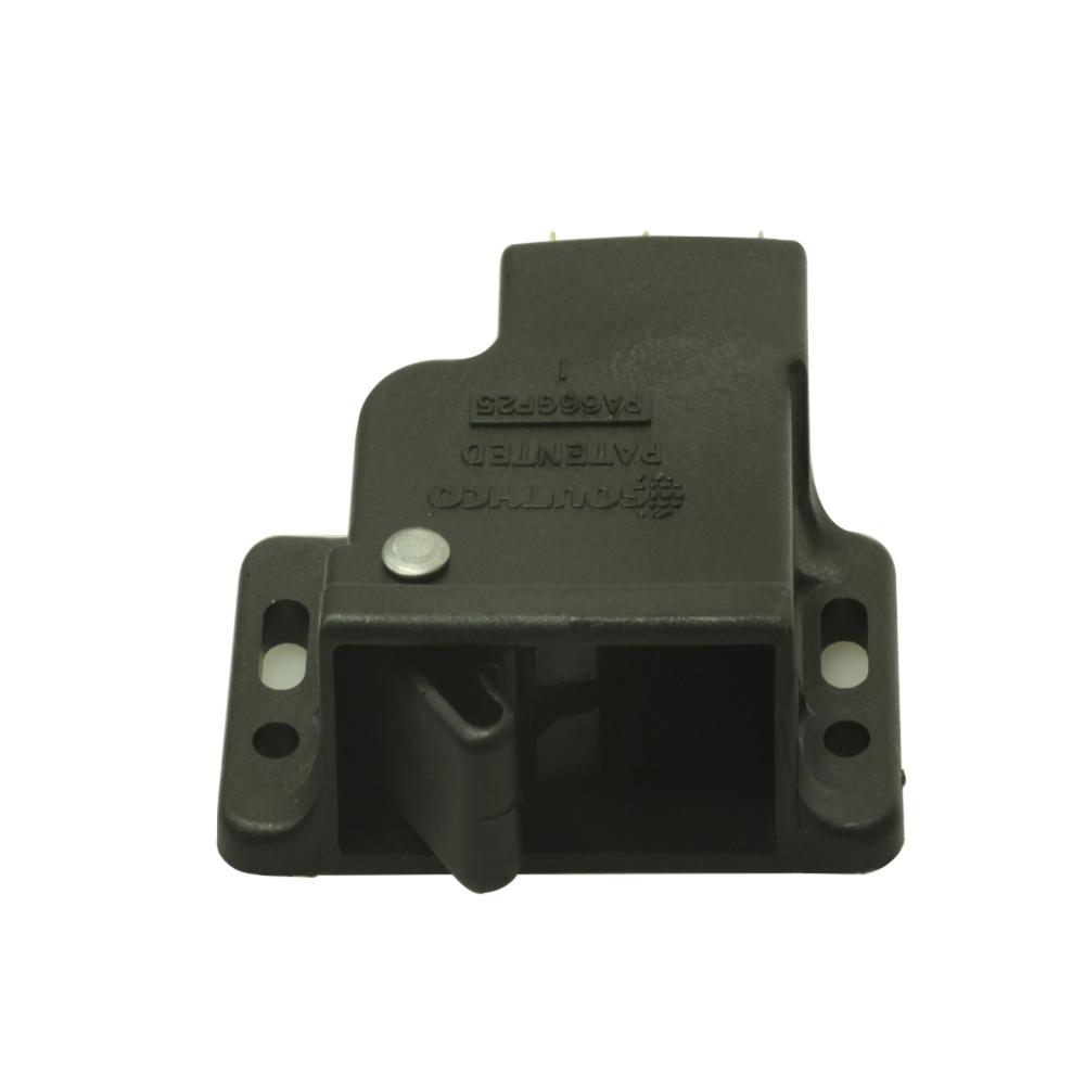 PART, LATCH PUSH TO CLOSE GRABBER CATCH W/MICROSW, Injection molded PART, LATCH PUSH TO CLOSE GRABBER CATCH W/MICROSW, Injection molded