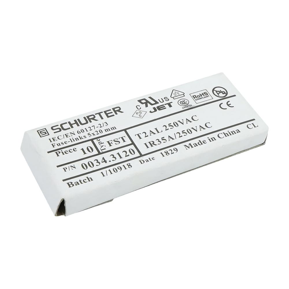 FUSE, FUSE 2A 250V 5X20MM DELAYED TIME FUSE, FUSE 2A 250V 5X20MM DELAYED TIME