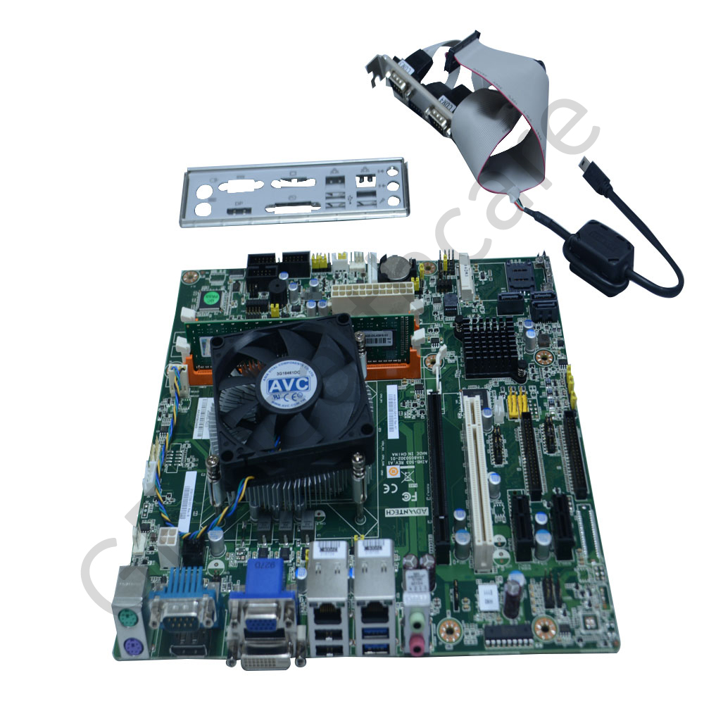 ASSY MB MICROATX W CPU 4GB SDRAM 10XRS232