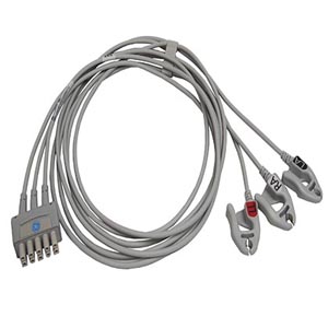 ECG LEADWIRE SET, 3-LD GROUPED, GRABBER, AHA, 130 CM/ 51 IN ECG LEADWIRE SET, 3-LD GROUPED, GRABBER, AHA, 130 CM/ 51 IN
