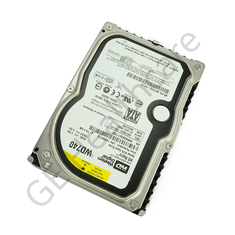 73GB 10K RPM SATA 150 HDD. Spare for Thunder and Tomo. HP info 405423-001 SPS-DRV HD 74G SATA 10K WD