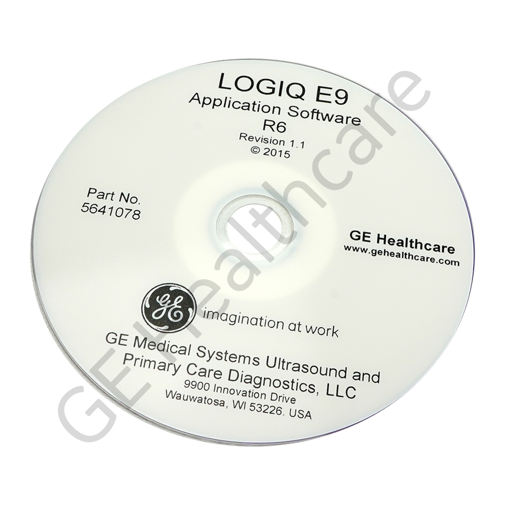 LOGIQ E9 Ichiro Version R6 Revision 1.0 Application Software