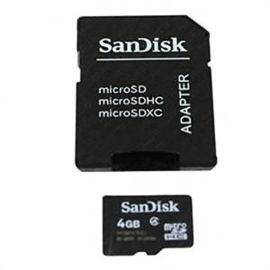 Memory card microSDHC 4GB Memory card microSDHC 4GB