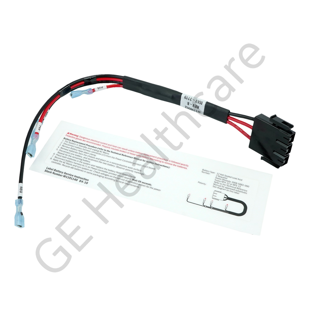 ASSY-MSN, Harness Power Supply to Battery 4Ah, Spare part - Make